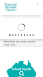 Mobile Screenshot of catholicschoolsguide.com.au